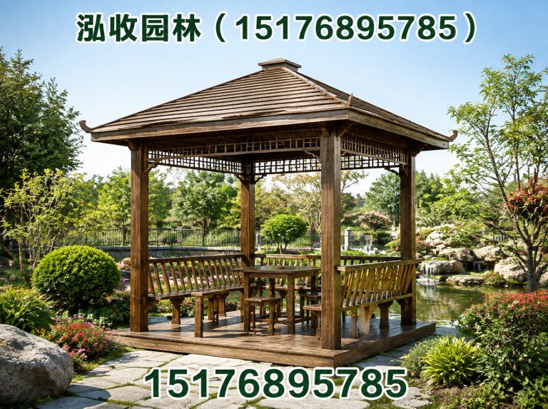 伊犁防腐木展示图